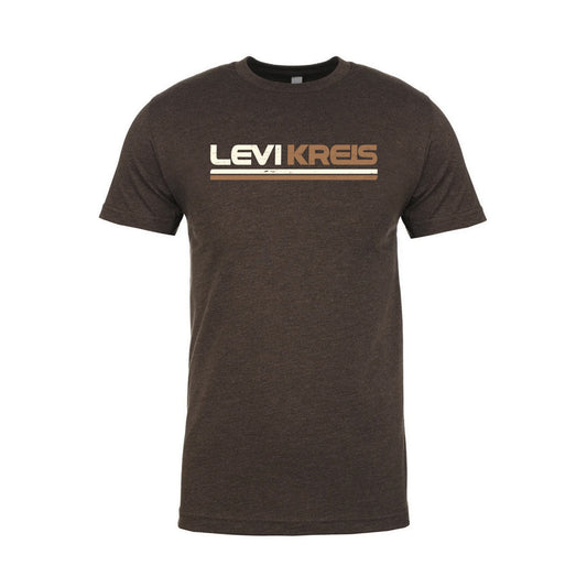Levi Kreis Logo T-Shirt – Vintage Espresso | Limited Edition Unisex Tee