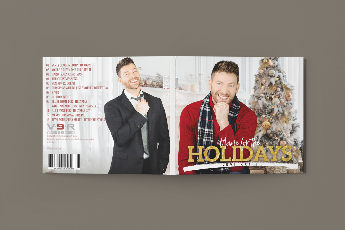 Home For The Holidays – Levi Kreis Christmas Album (CD)