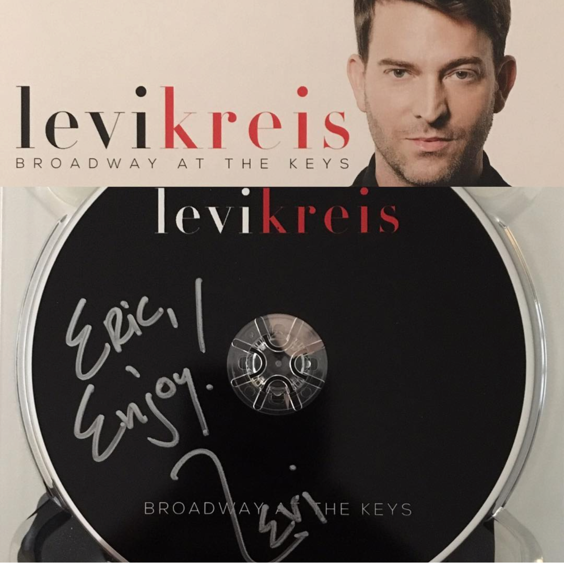Broadway At The Keys – Intimate Piano/Vocal Covers by Levi Kreis (CD)
