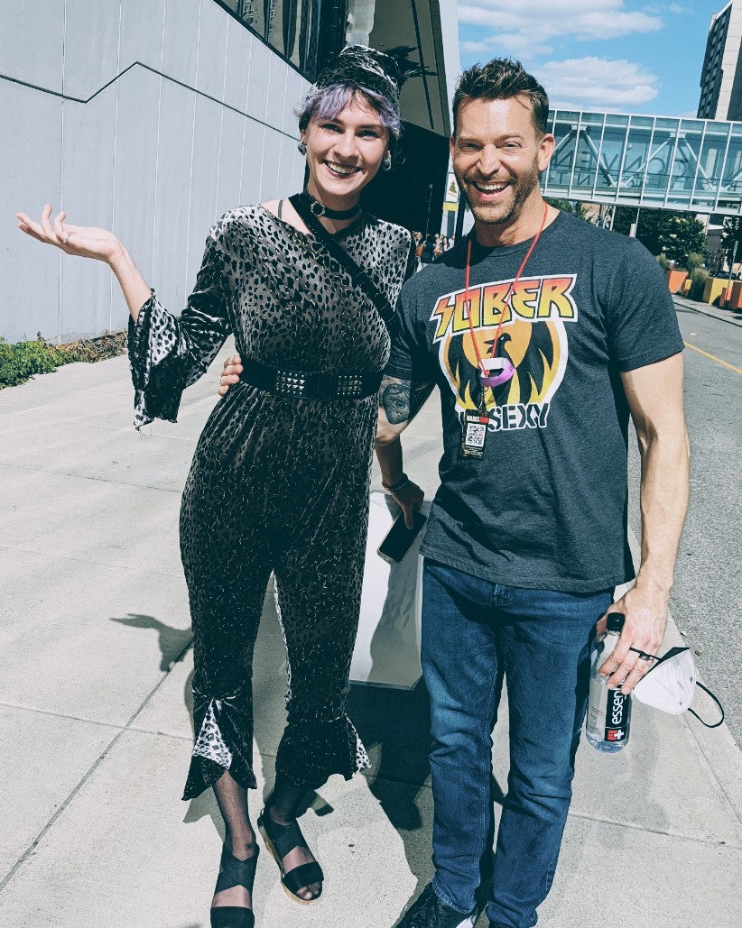 Sober Is Sexy T-Shirt – 80s Rock Phoenix Edition | Unisex Sober Lifestyle Tee